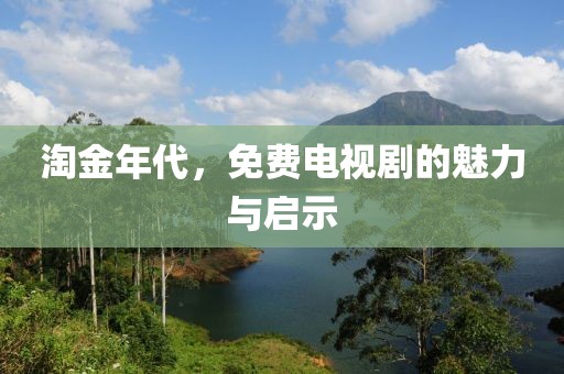 淘金年代，免费电视剧的魅力与启示