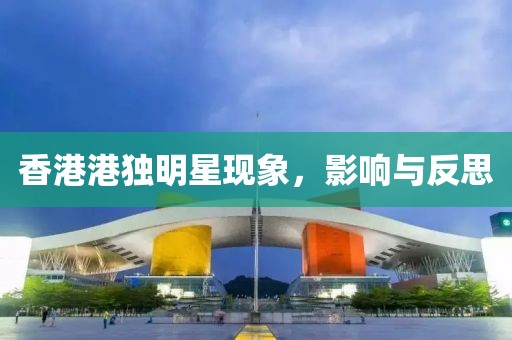 香港港独明星现象，影响与反思