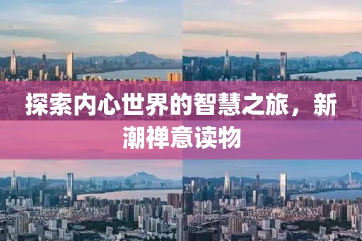 探索内心世界的智慧之旅，新潮禅意读物