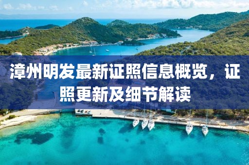漳州明发最新证照信息概览，证照更新及细节解读