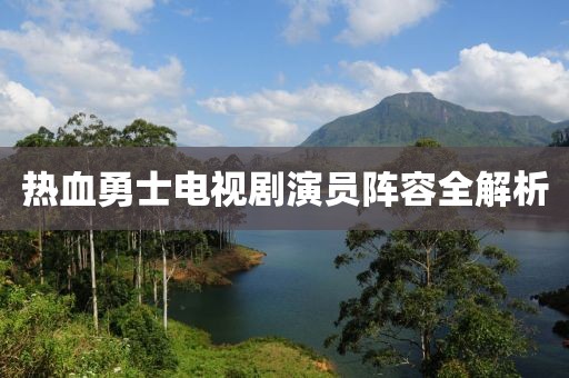 热血勇士电视剧演员阵容全解析