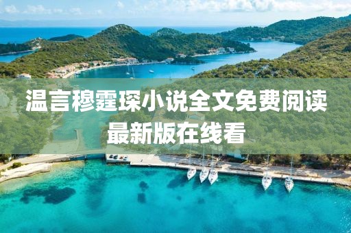 温言穆霆琛小说全文免费阅读最新版在线看