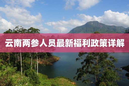 云南两参人员最新福利政策详解