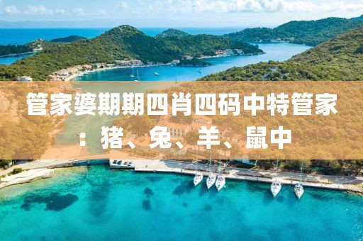 管家婆期期四肖四码中特管家：猪、兔、羊、鼠中