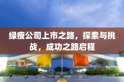 绿瘦公司上市之路，探索与挑战，成功之路启程