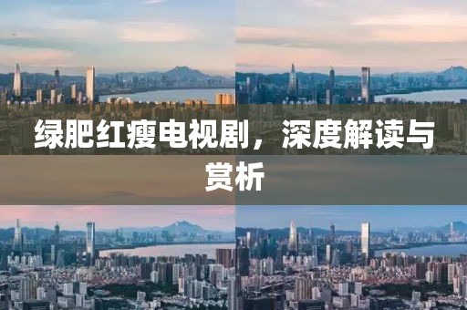 绿肥红瘦电视剧，深度解读与赏析
