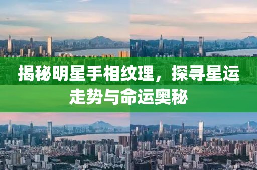 揭秘明星手相纹理，探寻星运走势与命运奥秘