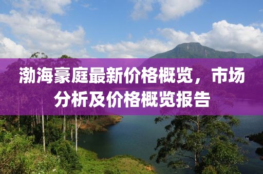 渤海豪庭最新价格概览，市场分析及价格概览报告