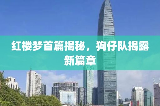 红楼梦首篇揭秘，狗仔队揭露新篇章