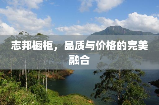 志邦橱柜，品质与价格的完美融合