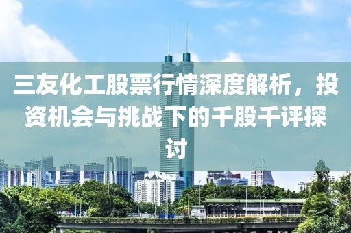 三友化工股票行情深度解析，投资机会与挑战下的千股千评探讨