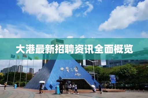 大港最新招聘资讯全面概览