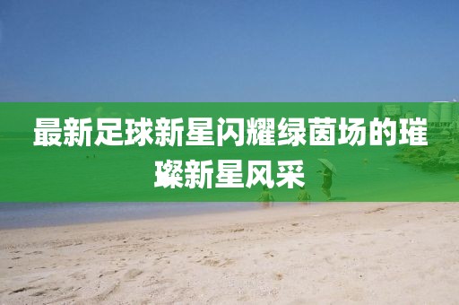 最新足球新星闪耀绿茵场的璀璨新星风采