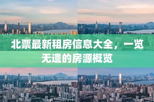 北票最新租房信息大全，一览无遗的房源概览