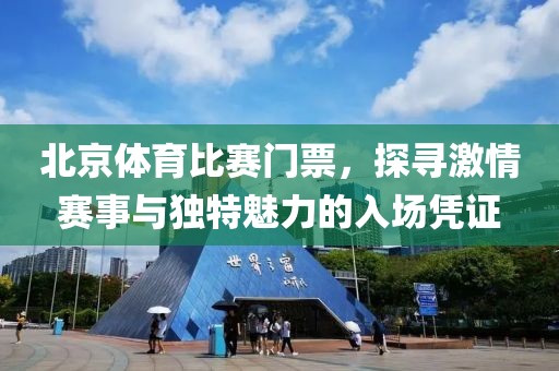 北京体育比赛门票，探寻激情赛事与独特魅力的入场凭证