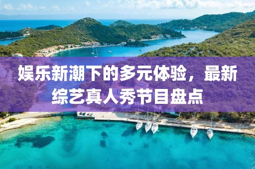 娱乐新潮下的多元体验，最新综艺真人秀节目盘点