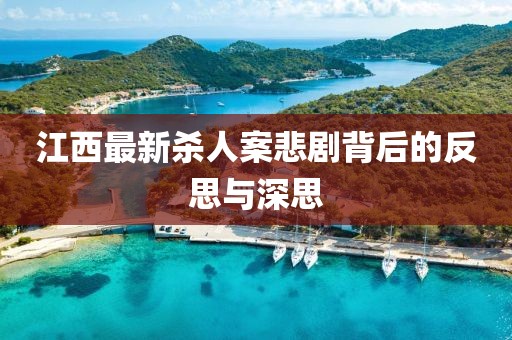 江西最新杀人案悲剧背后的反思与深思