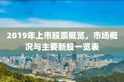 2019年上市股票概览，市场概况与主要新股一览表