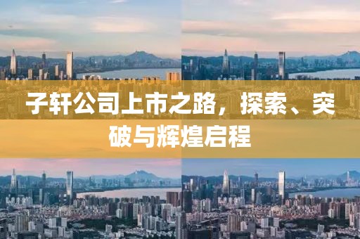子轩公司上市之路，探索、突破与辉煌启程