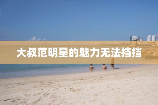 大叔范明星的魅力无法挡挡