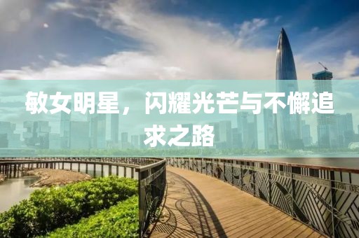 敏女明星，闪耀光芒与不懈追求之路
