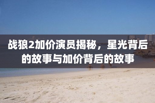 战狼2加价演员揭秘，星光背后的故事与加价背后的故事