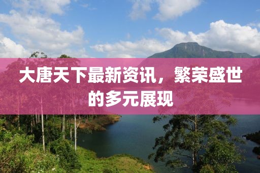 大唐天下最新资讯，繁荣盛世的多元展现
