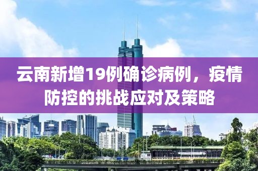 云南新增19例确诊病例，疫情防控的挑战应对及策略