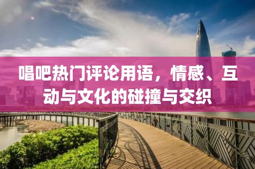唱吧热门评论用语，情感、互动与文化的碰撞与交织
