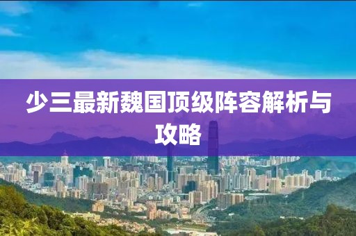 少三最新魏国顶级阵容解析与攻略