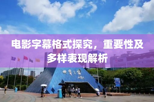 电影字幕格式探究，重要性及多样表现解析