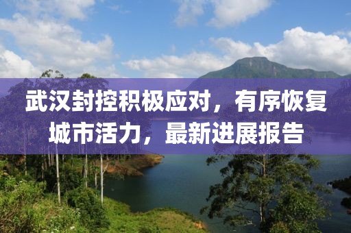 武汉封控积极应对，有序恢复城市活力，最新进展报告