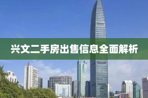 兴文二手房出售信息全面解析