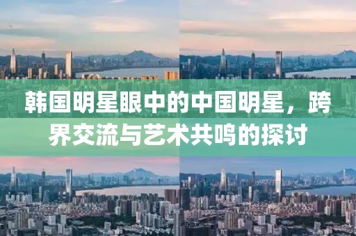韩国明星眼中的中国明星，跨界交流与艺术共鸣的探讨