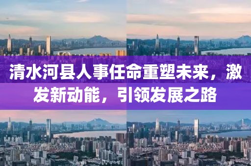 清水河县人事任命重塑未来，激发新动能，引领发展之路
