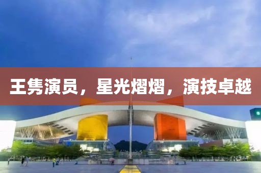 王隽演员，星光熠熠，演技卓越