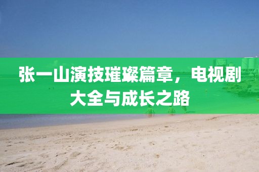 张一山演技璀璨篇章，电视剧大全与成长之路
