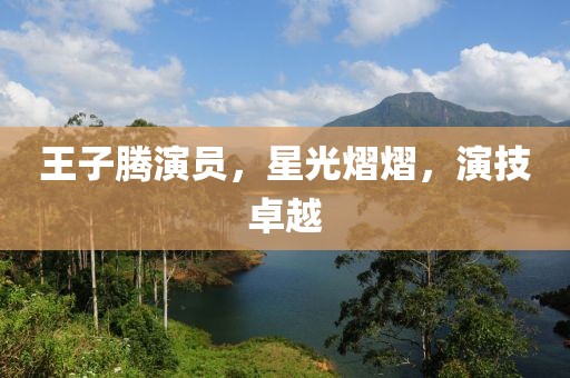 王子腾演员，星光熠熠，演技卓越