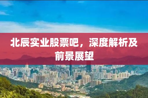 北辰实业股票吧，深度解析及前景展望