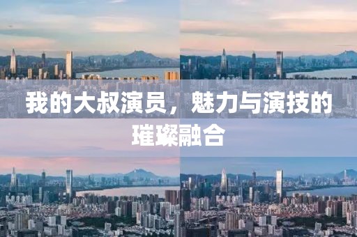我的大叔演员，魅力与演技的璀璨融合