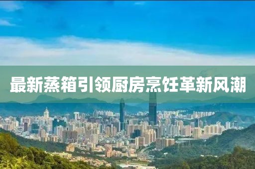 最新蒸箱引领厨房烹饪革新风潮