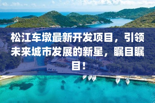 松江车墩最新开发项目，引领未来城市发展的新星，瞩目瞩目！